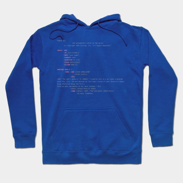 Hitchhikers Code To The Galaxy Hoodie by Elvira Khan